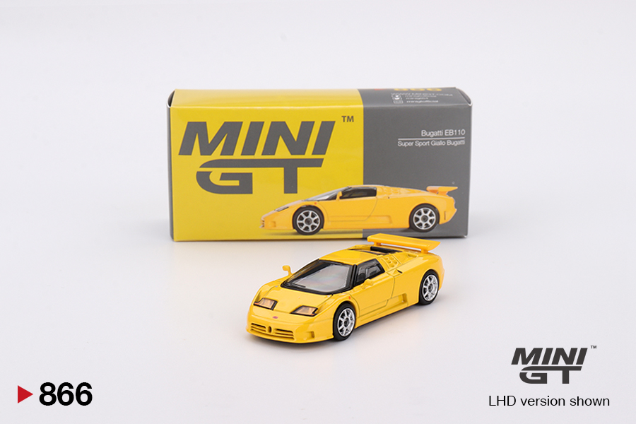 MiniGT - 866 - Bugatti EB110 Super Sport Giallo Bugatti